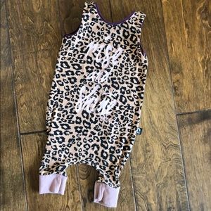 Leopard Print Tank Rags Romper.